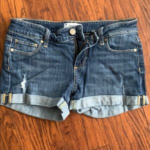 Paige Distressed denim shorts
